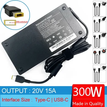 20 В 15A 300 Вт Type-C|USB-C Адаптер Переменного Тока Зарядное Устройство для lenovo ADL300SDC3A 5A10W86289 Y9000K R9000K Y9000X Y7000P R9000P 7 16ACHg6